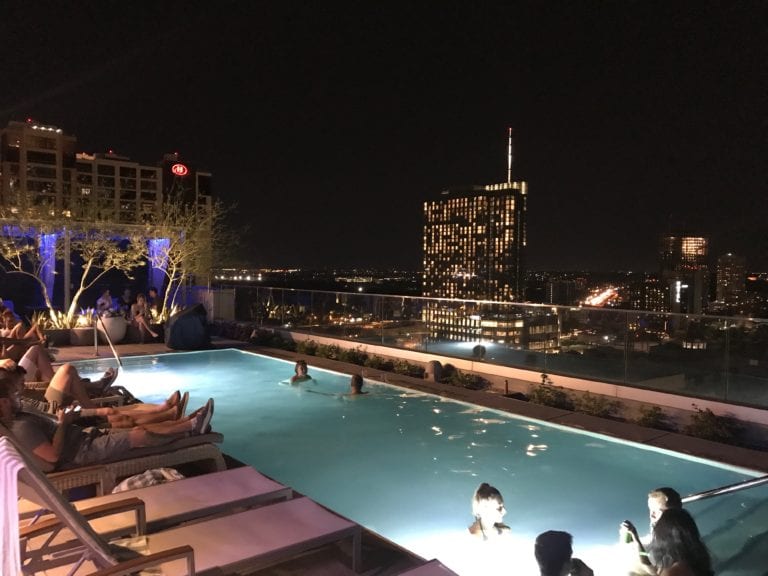 Austin Texas Travel Guide and Itinerary 4 days Azul Rooftop Bar
