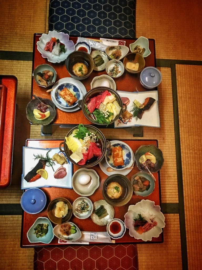 Hishiya Torazo Ryokan​ Dinner
