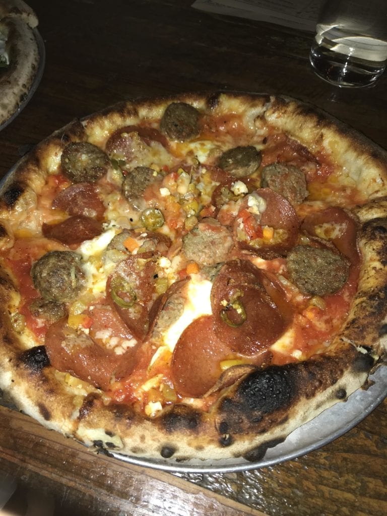 Parlor Pizza Chicago Great Balls of Fire Pizza Where to eat in chicago for foodies