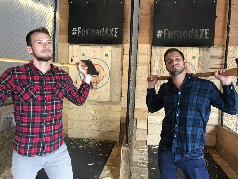 forged axe throwing whistler canada