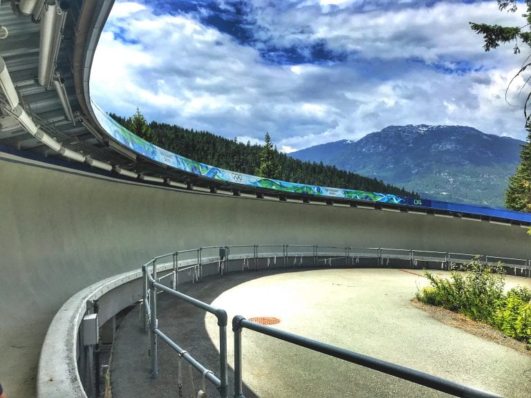 olympic bobsledding things to do in whistler canada weekend
