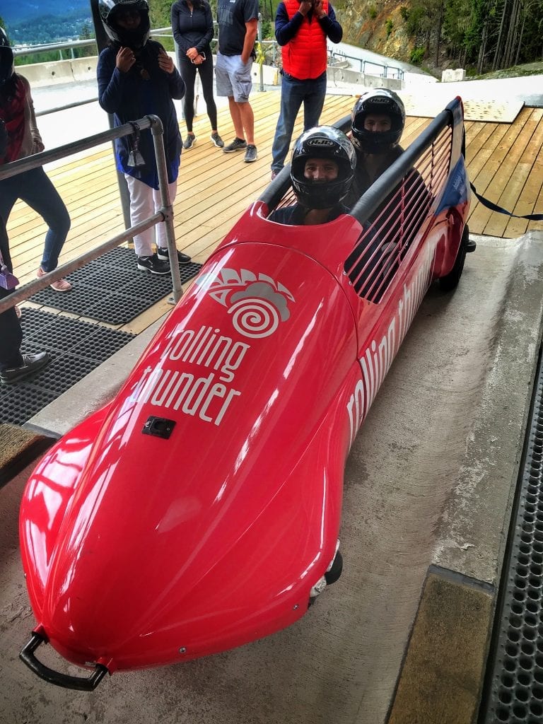 olympic bobsledding things to do in whistler canada weekend